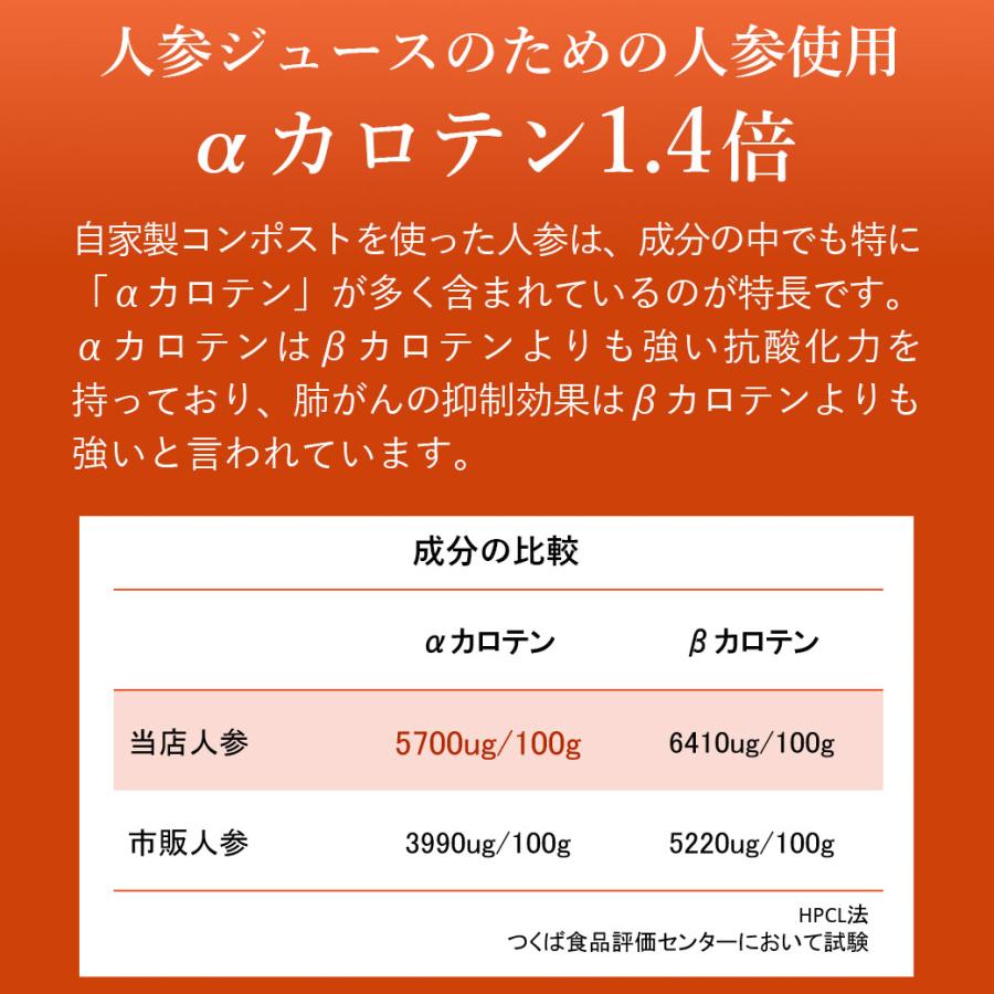 人参ジュース 無添加 ザ・人参 720g×12本 にんじんジュース 無農薬人参 野菜ジュース 送料無料 一部地域を除く_3
