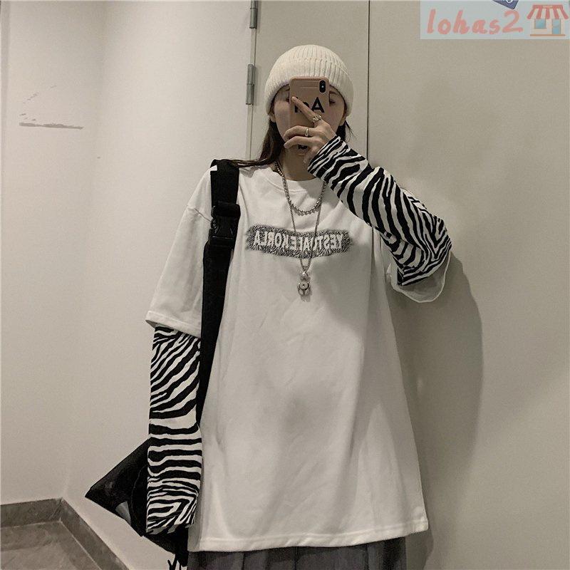 原宿系 パーカー 重ね着風 New レディース メンズ 男女兼用 長袖の服 韓国ファッション ゼブラ柄 アウター ストリート系 Cx Lohas2号店 通販 Yahoo ショッピング