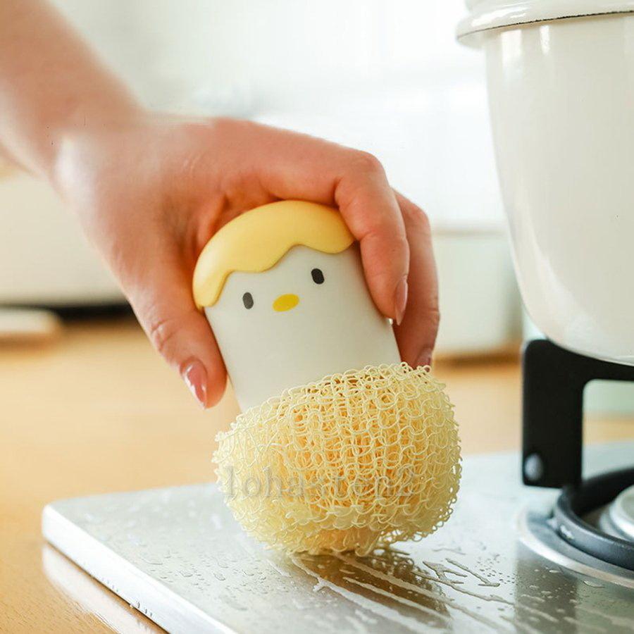かわいいスポンジ 替えスポンジ4個セット付き キッチンスポンジ かわいい おしゃれ 祝い 食器用 鍋 フライパン用 食器用スポンジ 送料無料 Jj Lohas2号店 通販 Yahoo ショッピング
