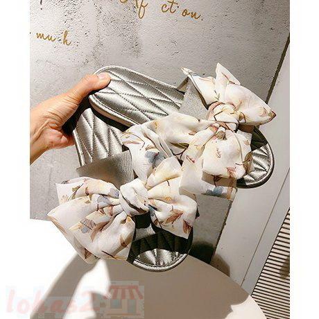 日用品雑貨 生活雑貨 クリスマス スリッパ New リボン 大人女子 女子力 花柄 フラワー グレー ブラック ピンク レッド おしゃれ 新作