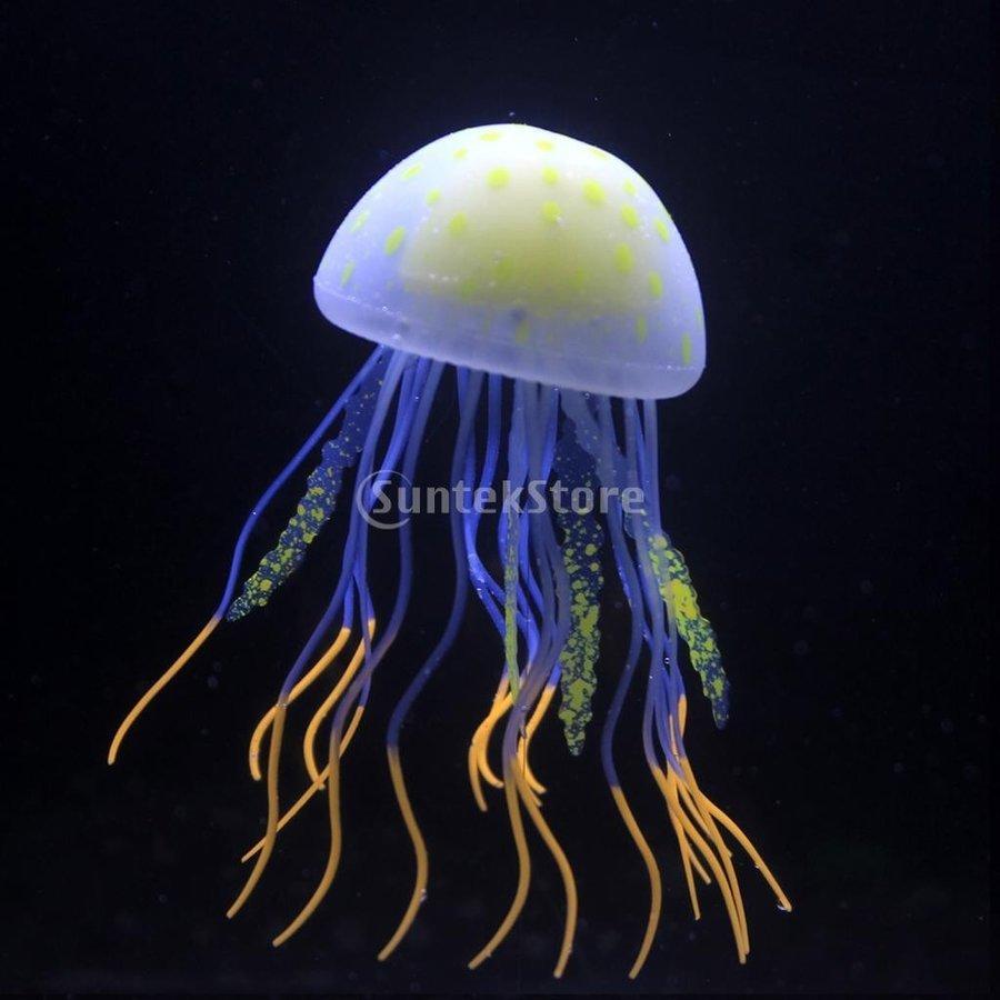 期間限定 最安値挑戦 水槽 水族館 魚タンク シリコーン製 無毒 フローティング 人工クラゲ オーナメント 夜 輝い 装飾 3個 セット Shipsctc Org