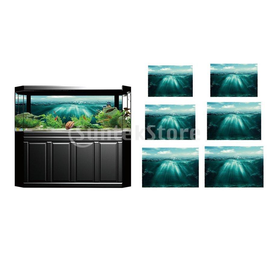 水槽の背景魚のタンク静的な粘着壁紙のステッカー New Yg Lohas2号店 通販 Yahoo ショッピング