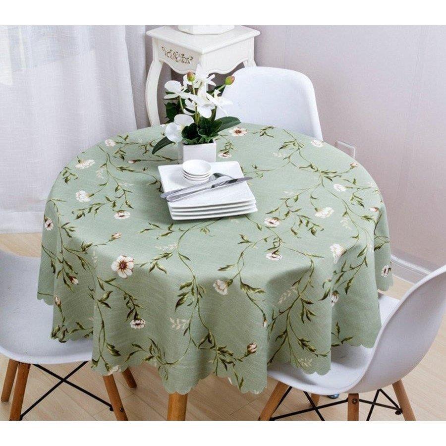 レース テーブルクロス 直径150cm 円形 撥水加工 テーブルカバー