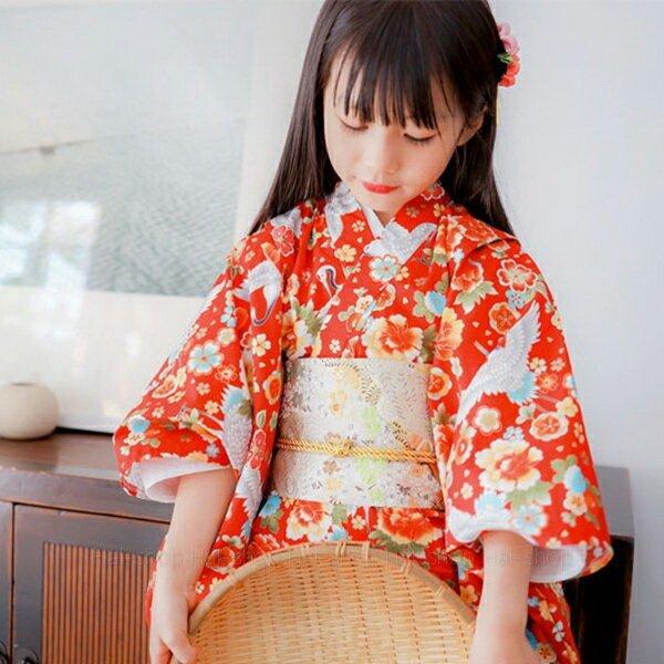 偉大な 子供浴衣 浴衣セット キッズ浴衣 作り帯 女の子 和装 和服 子供 キッズ かわいい おしゃれ 夏祭り お祭り 人気の Autodev Poskeep Com