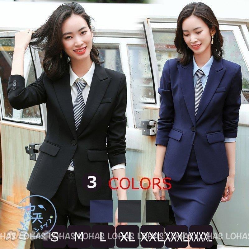 人気のファッションブランド ジャケット スカート パンツ スーツ3点セット スカートスーツ上下 Alrc Asia