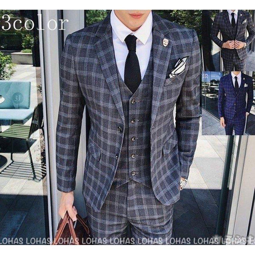 熱い販売 スーツセット ビジネススーツ 3ピーススーツ スリーピーススーツ 大人気 おしゃれ お兄系 メンズスーツ ビジネス フォーマル ３点セット 入学式 結婚式 紳士服 細身 セットアップ メンズスーツセット チェック柄 ビジネススーツ Rankinengineering Com