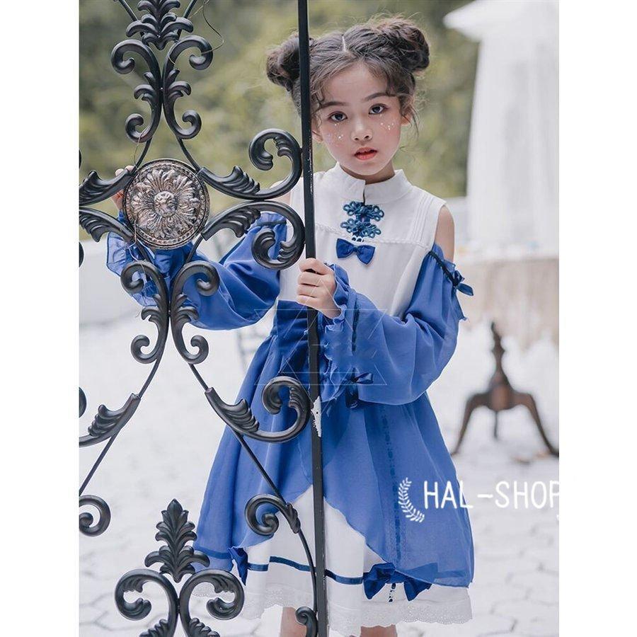 ハロウィン ゴスロリ ｍ1444 コスプレ ロリータ ワンピース 女の子 子供ドレス 二次元衣装 中華風 キッズ 少女ウェア ロリータ チャイナ 萌え萌え ダンス衣装 訳あり商品