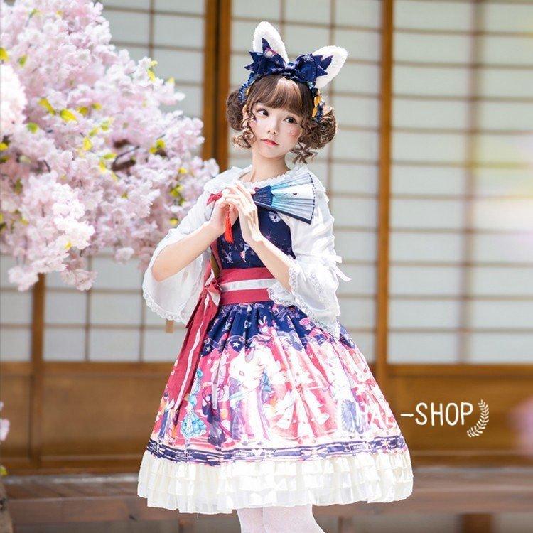 コスプレ衣装 日本製 今治産 ゴスロリ ロリータ ｍ400 膝丈 レディース 二次元衣装 美人 少女ウェア ウサギ 女子高生 ワンピース ロリータ 萌え萌え ダンス衣装 メイド Lolita コス L2fstuqqbt Www Pioneermovers Com