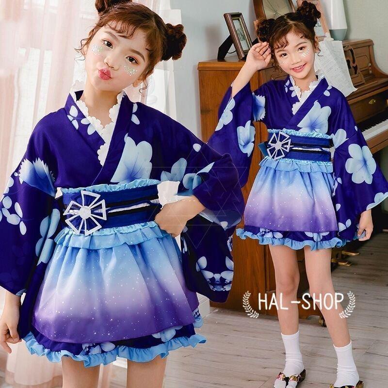 和服 和装 W09着物 コスプレ ゆかた 子供用 袴 はかま キッズ 浴衣 巫女 和風 花柄 花魁 書道 子供服 ミニ スカート 振袖 衣装 袴セット ハロウィン 演出服 Lo Lohas Hal Shop 通販 Yahoo ショッピング