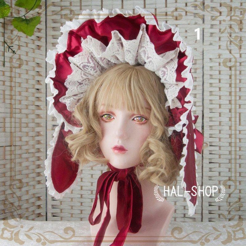 人気の製品 ボンネット帽子 ロリータ♡ コスプレ パーティー UV