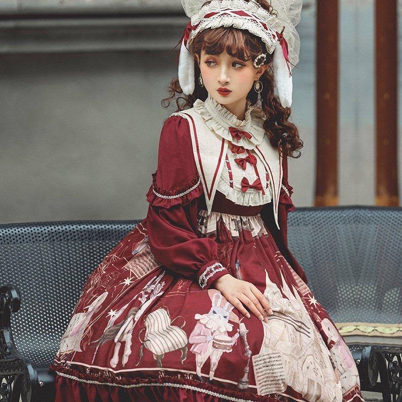 セール 冬の星 ロリータ ワンピース 可愛い 日常 op ecousarecycling.com