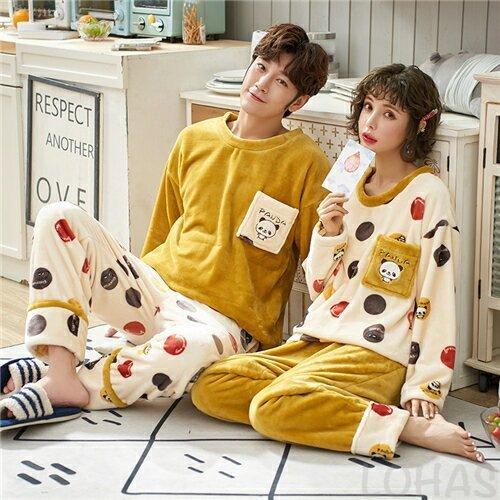 レディースファッション 専門店の安心の1ヶ月保証付 ペアパジャマ モコモコ パジャマ ペア 長袖 ルームウェア もこもこ セット もこもこ パジャマ メンズ ペア パジャマ 冬 カップルルームウェア Jwidnfirwd Ch1construtora Com Br