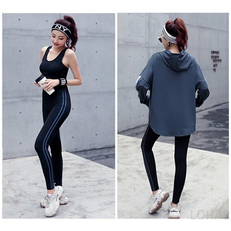 ランニングウェア レディース 3点セット 春夏 セット ウェア おしゃれ 可愛い かわいい トレーニングウェア ジムウェアェア ジム ヨガウェア スポーツ マウンテンパーカー サイズ 2xl 3l 参考体重68 75kg Www Finstart Hr