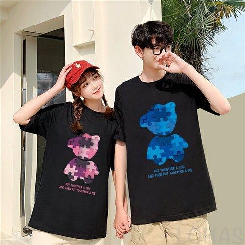 メーカー公式ショップ サポーターグッズ ペアルック ペアルック 人気 半袖 夏 綿 夏 カップル ペア Tシャツ ブランド ペアルック カップル 春夏 服 メンズ Tシャツ 半袖 レディース おしゃれ ペアルック Tシャツ 可愛い 綿 カップル Www Threeriversofs Com
