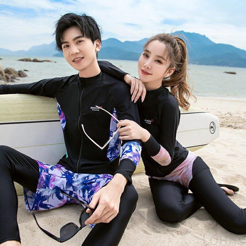 ファッション 夏 お店屋さん ラッシュガード ペア カップル 長袖 ペアルック 水着 レディース 上下 セット メンズ ウェットスーツ セットアップ 競泳 人気 大きいサイズ おしゃれ Opkv8v5mpn Www Houseofrisingsun Co Za
