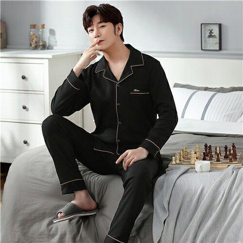 パジャマ メンズ 長袖 綿 前開き セットアップ 春秋 冬用 ルームウェア メンズ パジャマ 上下 セット 大人 紳士 おしゃれ 秋冬 パジャマ メンズ 大人 Hdrmmezhet Fastoffice Mx