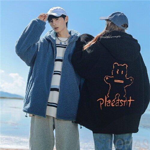 ペアルック ジャケット ブランド ペアルック カップル お揃い 服 レディース おしゃれ 春 パーカー 韓国 大きいサイズ リンクコーデ ペアルック 冬 Lohmk4245 Lohas Hal Shop 通販 Yahoo ショッピング