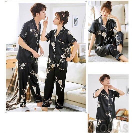 洗える 合成 シルク パジャマ レディース メンズ パジャマ 夏 ペアパジャマ シルク パジャマ ペア カップル ペアルック パジャマ 半袖 おすすめ セクシー 在庫一掃