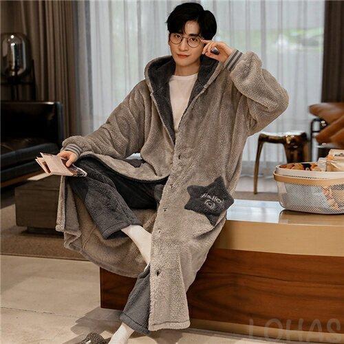 もこもこ パジャマ メンズ 冬用 モコモコ ルームウェア メンズ 長袖 ルームウェア もこもこ メンズ 冬 ブランド おしゃれ パジャマ メンズ モコモコ Lohmk4410 Lohas Hal Shop 通販 Yahoo ショッピング