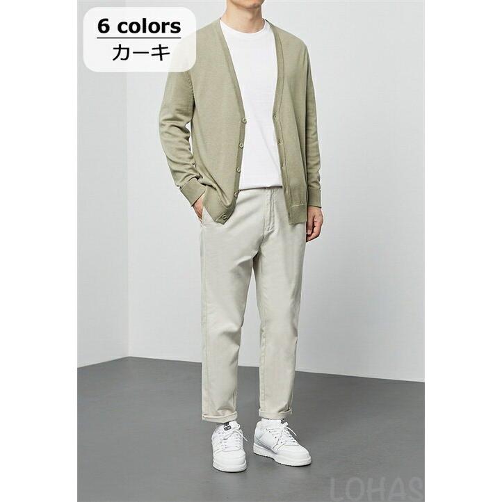 激安通販の メンズ カーディガン ニットカーディガン 夏 ショート ミドル丈 サマー 薄手 トップス ファッション ショート丈 肩掛け 長袖 Neotextreview Com