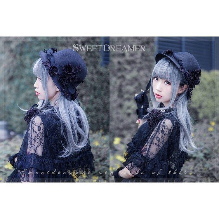 Sweet Dreamer ロリータ Vintage Vintage風帽子 帽子のみ ハット バラ 花 ゴスロリ クラシカル 小物 Lolit Lohas Hal Shop 通販 Yahoo ショッピング