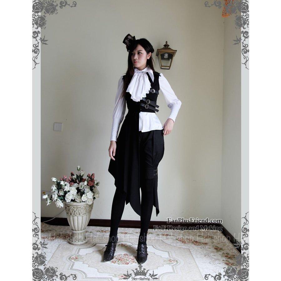 Neo Ludwig ロリータ ブランド パイレーツ アシンメトリーベスト アウター クール 海賊 男装 王子 ゴスロリ フリル ブラック ロリータ ファッション Lolit6177 Lohas Hal Shop 通販 Yahoo ショッピング