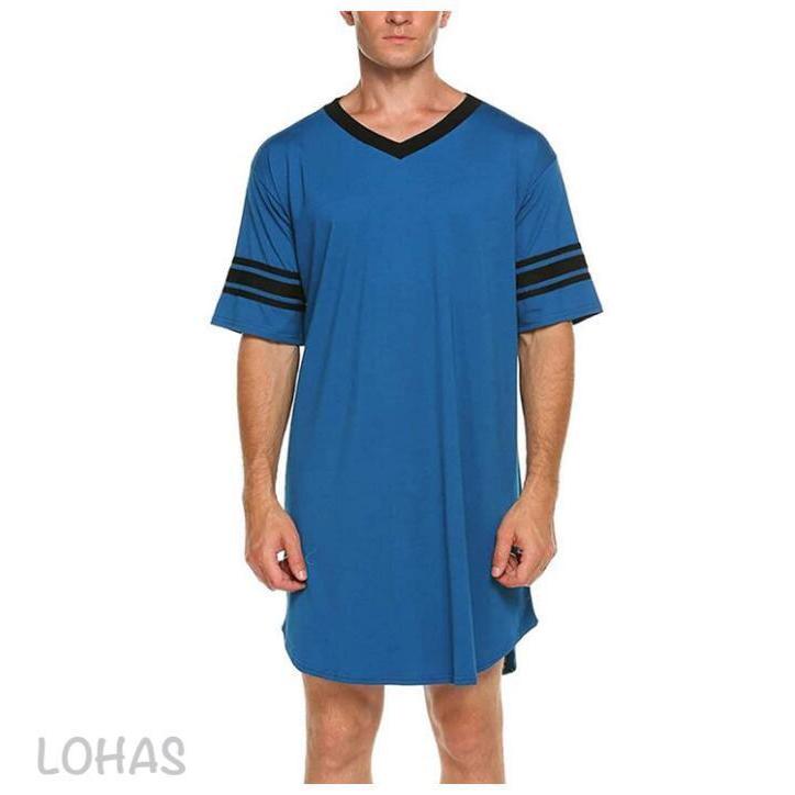 ルームウェア メンズ スリーパー 半袖ヘンリーネック メンズ 綿 夏 メンズパジャマ 寝巻き 男女兼用 ワンピースパジャマ ルームウェア 部屋着 寝間 Lostg Lohas Hal Shop 通販 Yahoo ショッピング