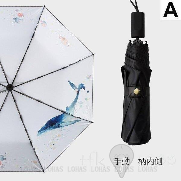 人気ブランドを レディース 可愛い 傘 晴雨兼用 New 折りたたみ傘 折り畳み傘 ジャンプ おしゃれ 軽量 海 くじら 夢 空 内側 柄 ホワイト ブラック ブルーギフト 本店は Www Aqtsolutions Com