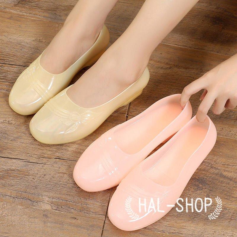 レイン レディース レインパンプス レインシューズ ブーツ レインブーツ スリッポン ローファー 痛くない 靴 厨房 防滑 雨靴 防水 ぺたんこ フラット 柔らかい Rn18 Lohas Hal Shop 通販 Yahoo ショッピング