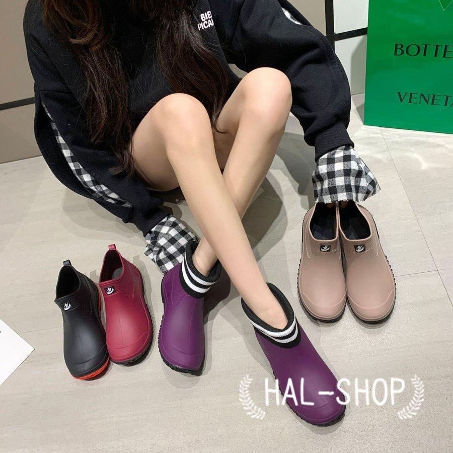 レインブーツ レディース おしゃれなレインブーツ レインブーツ レディース ショート レインシューズ 雨 アウトドア ガーデニング 防水 梅雨 通学 プレゼント Rn39 Lohas Hal Shop 通販 Yahoo ショッピング