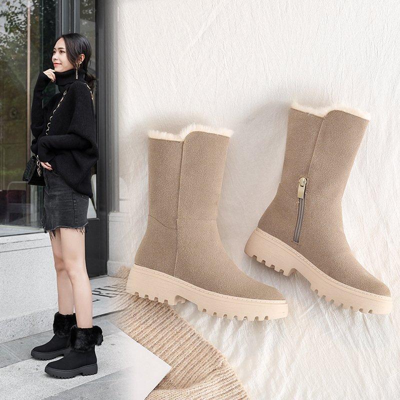 レディース 滑らない スノーブーツ 防寒 ムートンブーツ 長靴 スノー シューズ 冬靴 暖かい おしゃれ 雪用 ロングブーツ 通学 通勤 旅行 お出かけ 21cm 26 5cm Snowshoes215 Lohas Hal Shop 通販 Yahoo ショッピング