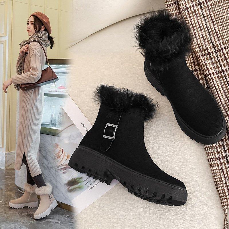 レディース 滑らない スノーブーツ 防寒 ムートンブーツ 短靴 スノー シューズ 冬靴 暖かい おしゃれ 雪用 ショートブーツ 通学 通勤 旅行 お出かけ 21cm 26 5cm Snowshoes247 Lohas Hal Shop 通販 Yahoo ショッピング