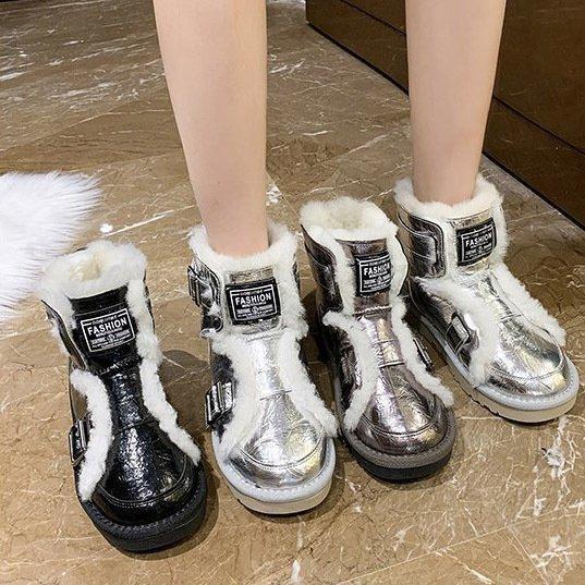 レディース 滑らない スノーブーツ 防水 防寒 ムートンブーツ 短靴 スノー シューズ 冬靴 暖かい おしゃれ 雪用 ショートブーツ 通学 通勤 お出かけ 22 5cm 25cm Snowshoes266 Lohas Hal Shop 通販 Yahoo ショッピング