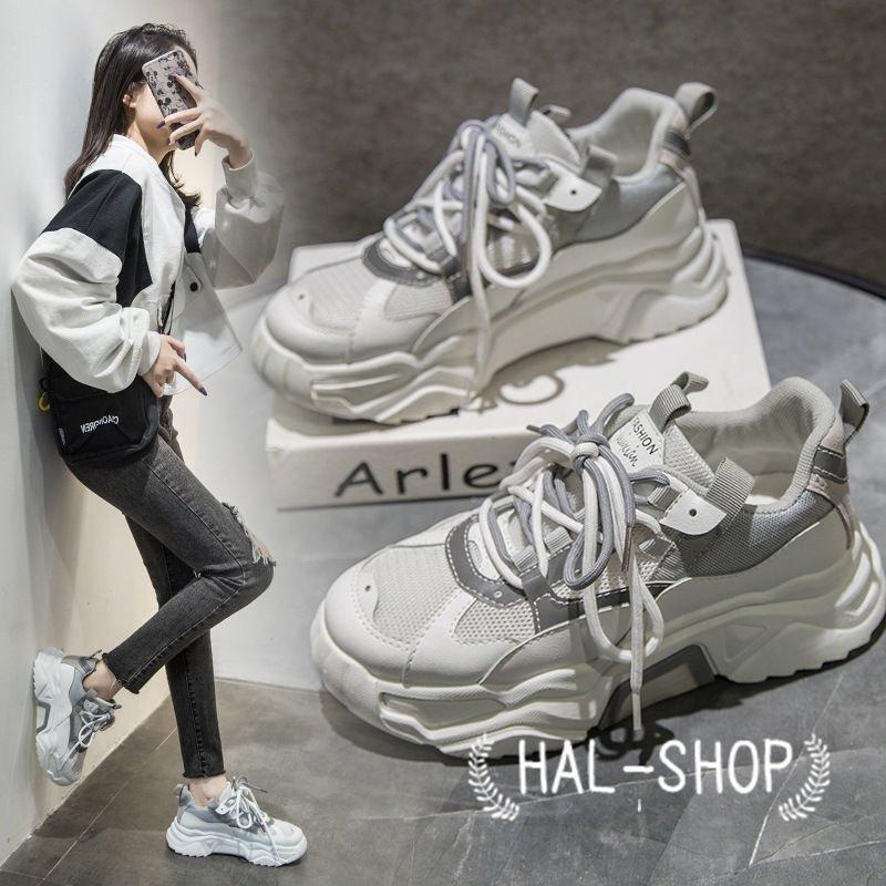 スニーカー レディース ガールズ アウトドア ダッドスニーカー 5 5cmヒール グレー グリーン ピンク 22 5cm 25 Cm ファッション 美脚 身長アップ おしゃれ Ss25 Lohas Hal Shop 通販 Yahoo ショッピング