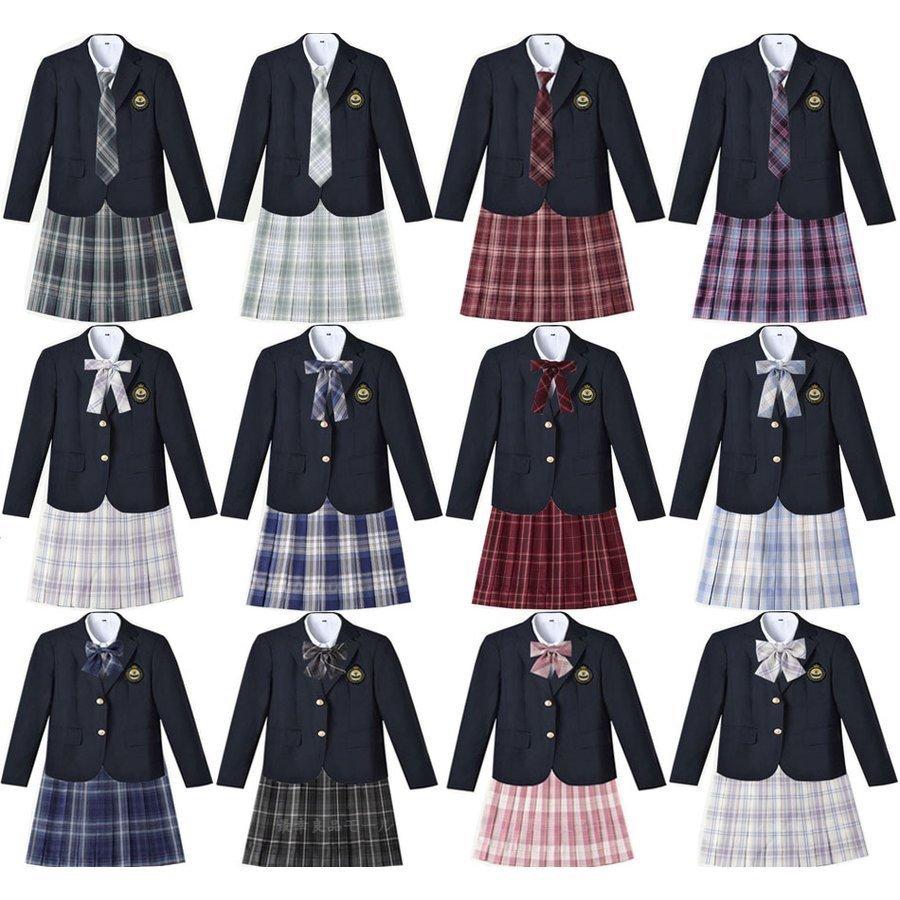 ブレザー スクール 制服5点セット 入学式スーツ 卒業式 学生服 女子