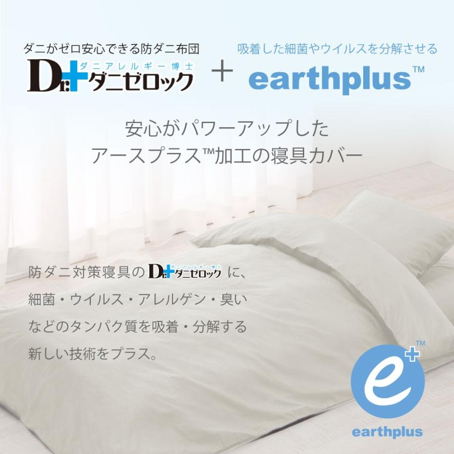 ダニゼロック アースプラス ベッドシーツ ボックス タイプ ダブル 140
