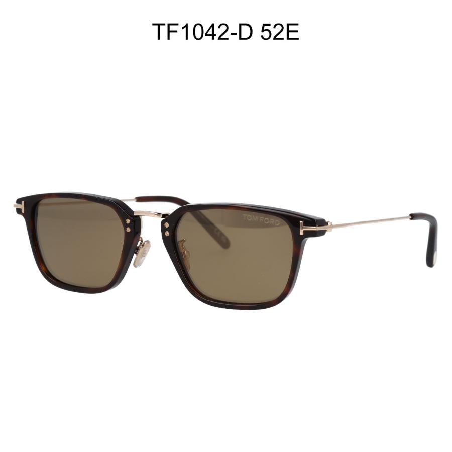TOM FORD トムフォード サングラス スクエア型 紫外線カット ブルーライトカット アジアンフィット FT1042-D-S/V (TF1042-D-S) 01V 52E 【海外正規品】_3