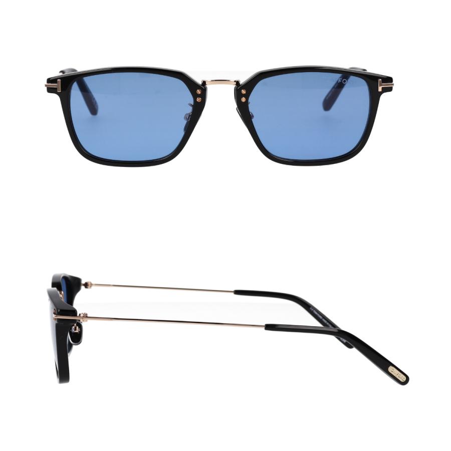 TOM FORD トムフォード サングラス スクエア型 紫外線カット ブルーライトカット アジアンフィット FT1042-D-S/V (TF1042-D-S) 01V 52E 【海外正規品】_8