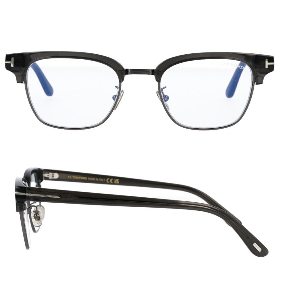 TOM FORD トムフォード メガネ サーモント型 ブロー コンビネーション ブルーライトカット アジアンフィット FT6016-K-B/V (TF6016-K-B) 001 【海外正規品】_8