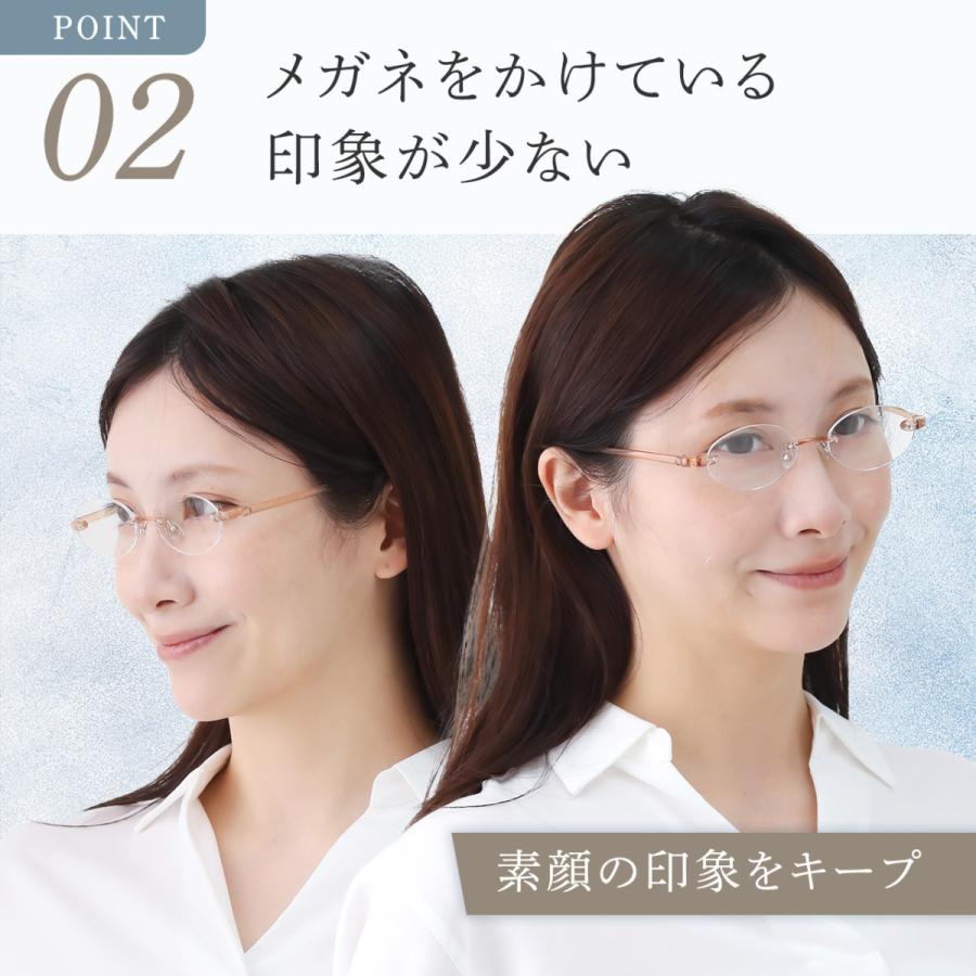 フチなし老眼鏡 おしゃれ メンズ レディース 男性 女性 ツーポイント リムレス 老眼鏡 レディース フチなし おしゃれ 軽い リーディンググラス シニア