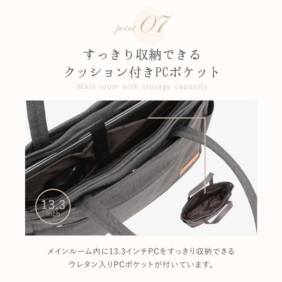 キャサリータ トートバッグ メンズ レディース 大容量 大きめ 肩掛け 軽い 軽量 撥水 A4サイズ 無重力 ブラック キャリーオン CL-13127 | Casalita | 13