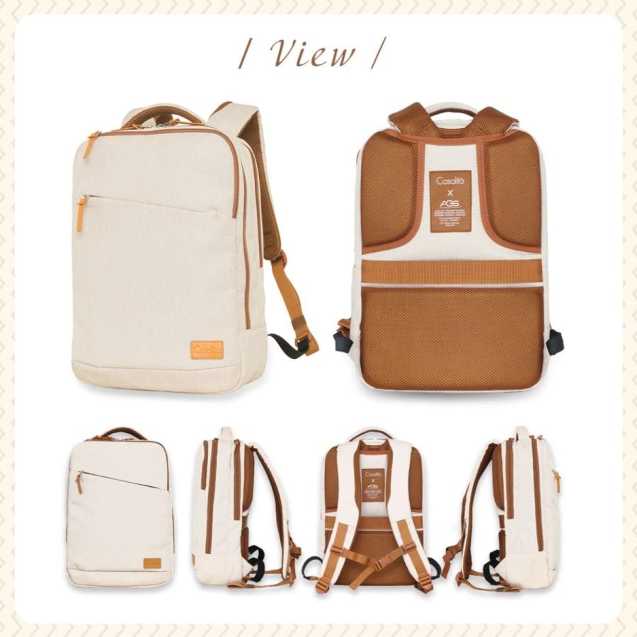 Casalita キャサリータ CL-4970 AGSリュックサック バックパック 18L A4 15.6インチPC 軽量 撥水の画像
