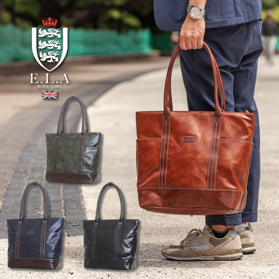 トートバッグ メンズ トート 合皮 レザー 鞄 おしゃれ 撥水 人気 通勤 通学 Ela Ela Lojel Japan Online ヤフー店 通販 Yahoo ショッピング