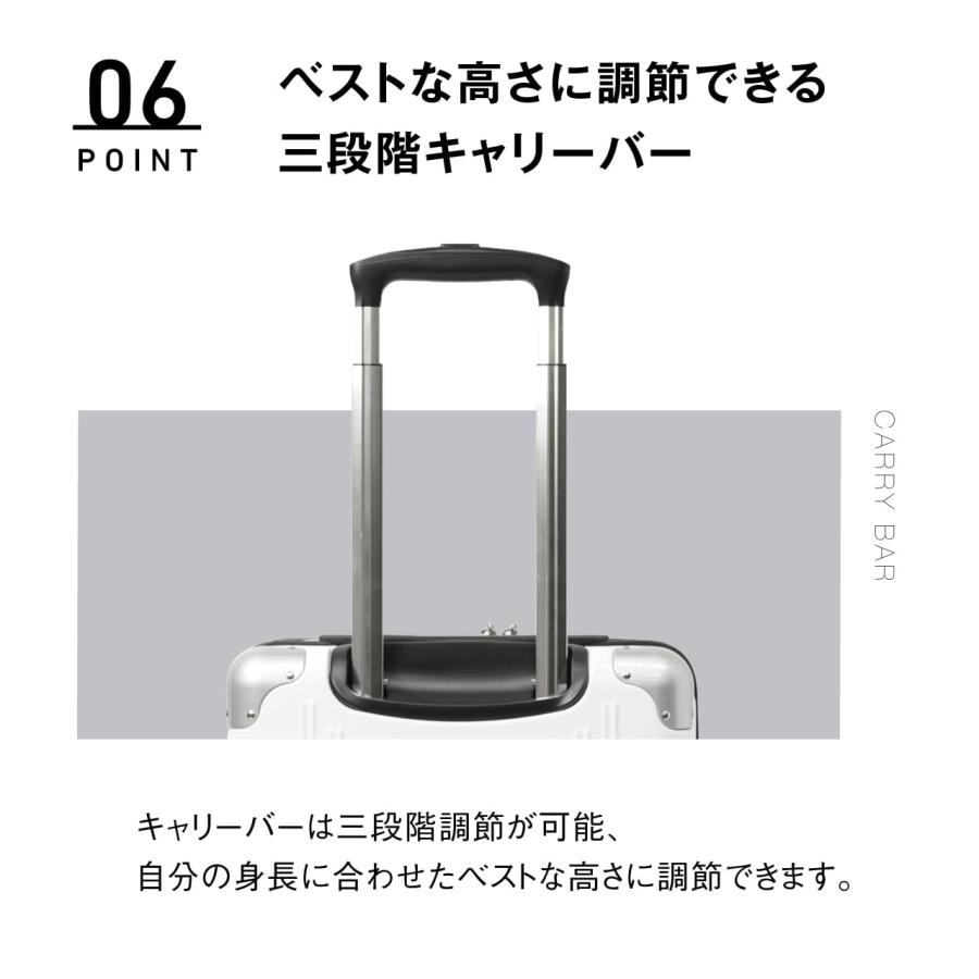 【Yahoo1位】 スーツケース 機内持ち込み アウトドアプロダクツ s 3泊4日 キャリーケース ストッパー 拡張 静音 OUTDOOR PRODUCTS 旅行 OD-0838-50｜lojel-japan｜16