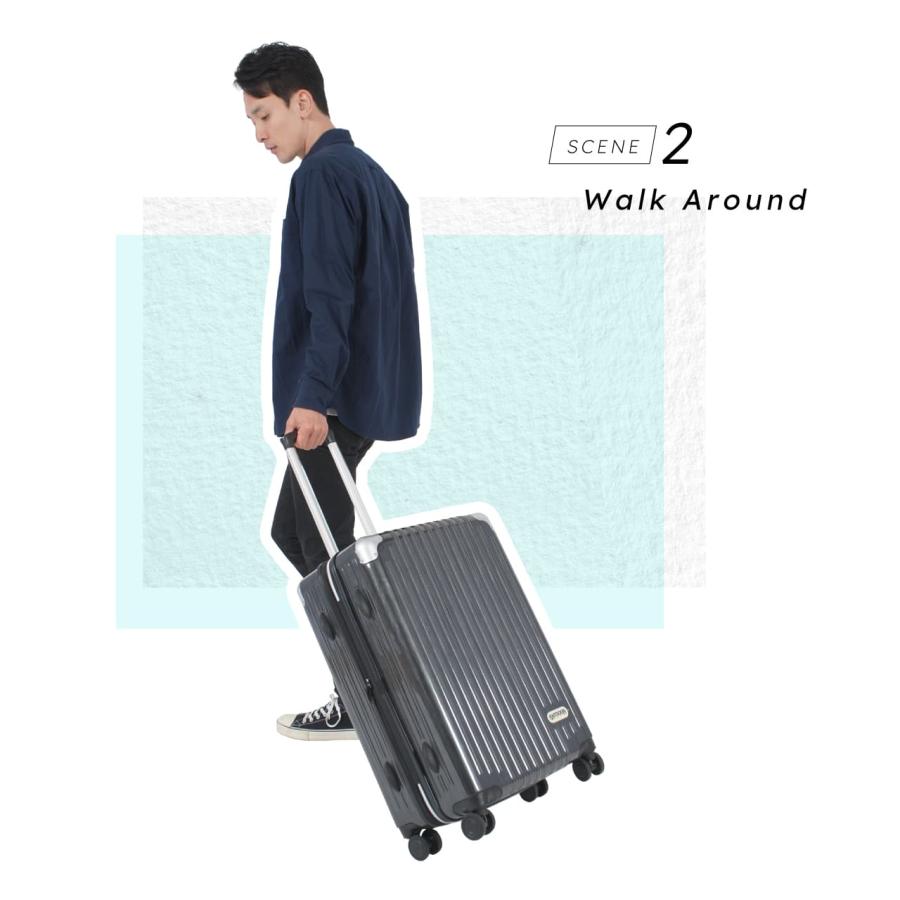 【Yahoo1位】 スーツケース 機内持ち込み アウトドアプロダクツ s 3泊4日 キャリーケース ストッパー 拡張 静音 OUTDOOR PRODUCTS 旅行 OD-0838-50｜lojel-japan｜10