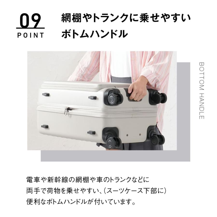 SKY NAVIGATOR スーツケース Mサイズ 軽量 拡張 TSAロック SKY NAVIGATOR スーツケース Mサイズ 軽量 拡張 TSAロック