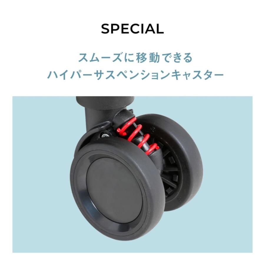SPALDING スポルディング SP-0836-56 スーツケース キャリーケース Mサイズ 54-60L サスペンション付き 拡張機能付きの画像