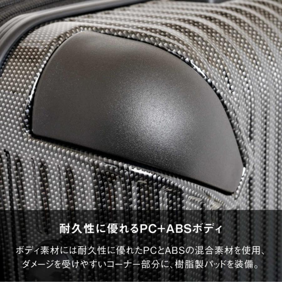 SPALDING スポルディング SP-0836-56 スーツケース キャリーケース Mサイズ 54-60L サスペンション付き 拡張機能付きの画像