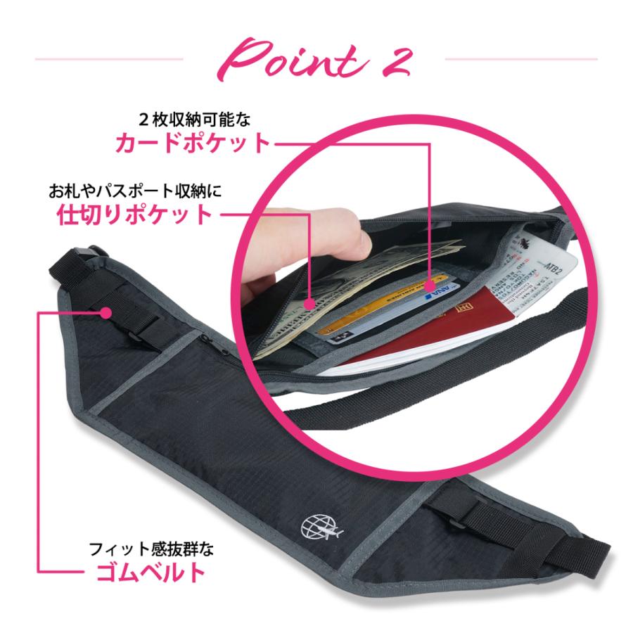 TRAVEL EARTH パスポートケース 航空券入れ セキュリティーポーチ