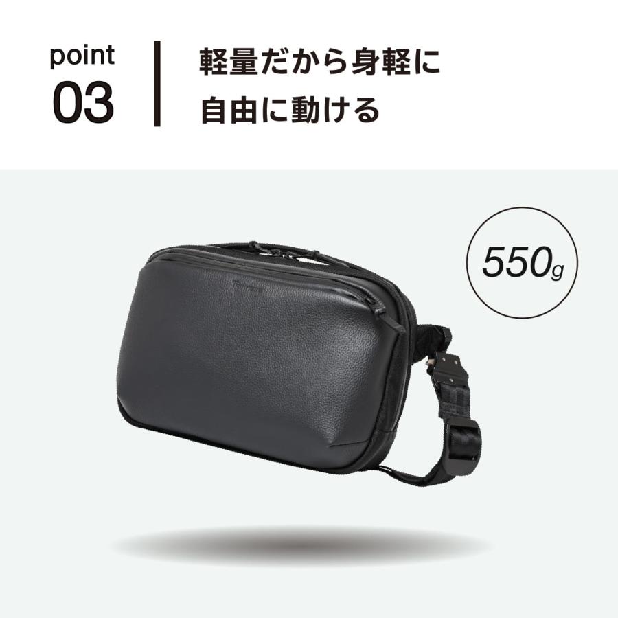 TRIMMERS USA トリマーズUSA TR-004 レザースリングバッグ ショルダー ボディバッグ Solstice Sling Bag R_14